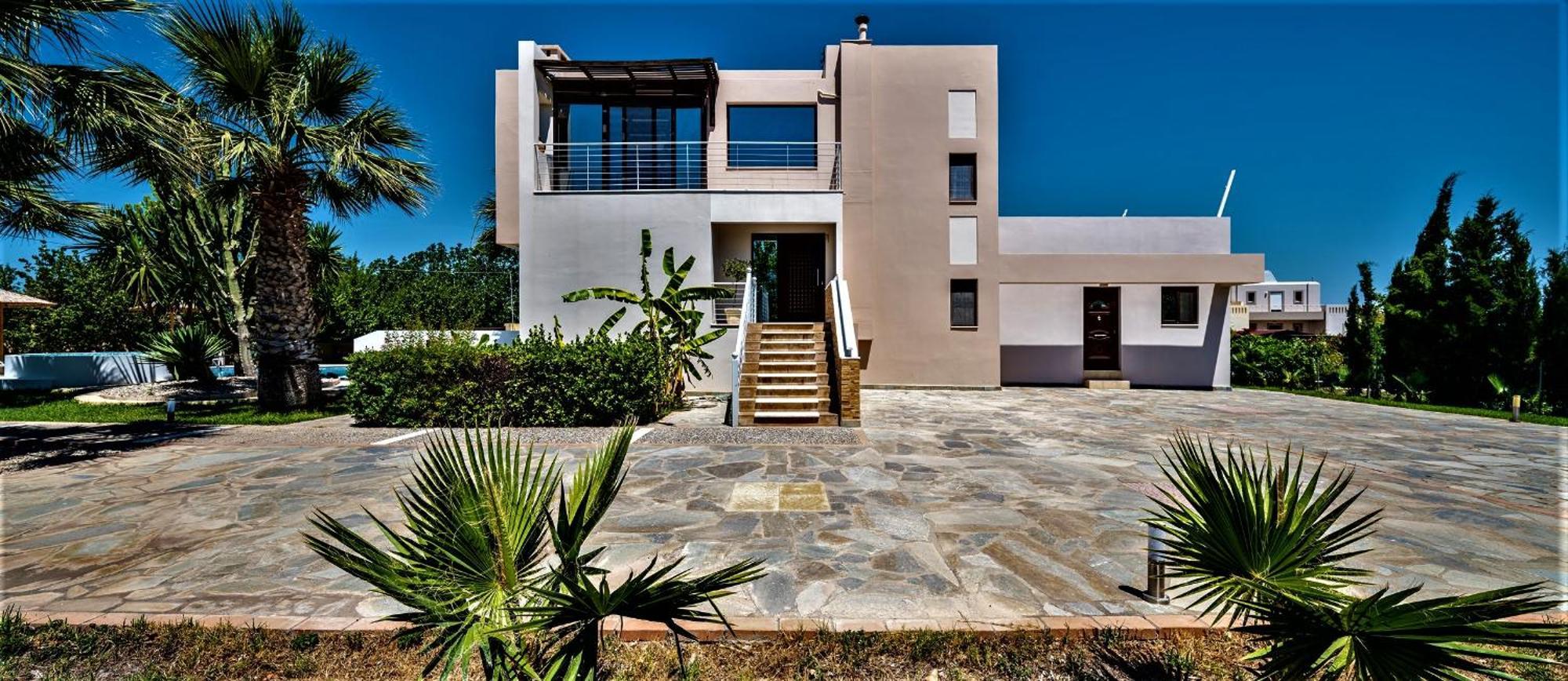 Xenos Villa 2 With A Private Pool,Near The Sea Tigaki 외부 사진