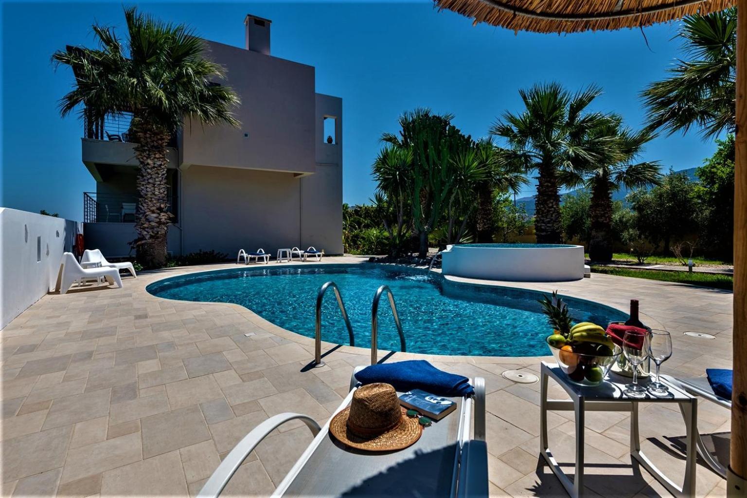 Xenos Villa 2 With A Private Pool,Near The Sea Tigaki 외부 사진